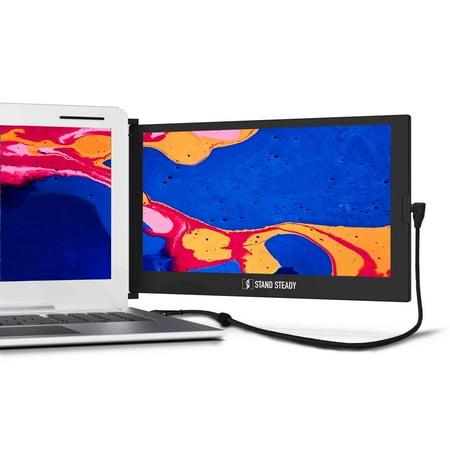 UPC: 0810965031519 | SideTrak Slide Portable Monitor for Laptop 12.5 FHD 1080P IPS Attachable Second Laptop Screen | Efficient USB Power | Compatible with Mac PC Chrome 13 -17 Laptops | Patent Pending