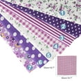thumbnail image 2 of Cotton Fabric Fat Quarters, 7pcs 20" x 20" (50cm x 50cm) KING DO WAY Large Pattern Patchwork Fabric Craft Printed Cotton Material, 2 of 9