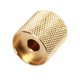 thumbnail image 1 of Botón de control de volumen con cúpula de metal dorado para guitarra eléctrica y bajo., 1 of 6