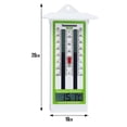 thumbnail image 3 of Digital Max Min Greenhouse Thermometer Room Temperature - Classic Max Min Thermometer To Measure Maximum And Minimum Temperatures - Easy Wall Mounted, 3 of 5