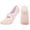 Beige, variant on Women's Yoga Socks Non Grip Socks with Ballet Strap for Pilates Barre Dance Workout Breathable Cotton 8.3 inches