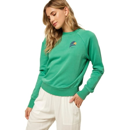 O'Neill Womens Mavericks Pullover Fleece Jade S