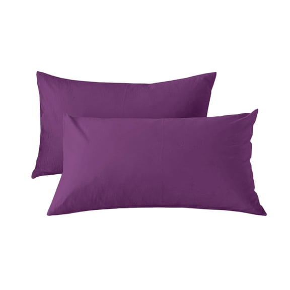 geerera Standard Pillow Cases Set of 2, Soft Pillowcases, Wrinkle & Stain Resistant, Envelope Closure, for Bedroom, Guest Room, 19x29 Inch