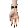 thumbnail image 5 of AWZXDE Gothic Accessories for Halloween Festival and Carnival Party - Bracelet Finger Chain Gloves Mittens Black,One Size, 5 of 8