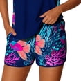 thumbnail image 5 of cocolona Womens Tankini Swimsuits Fashion Printed Loose Two Piece Modest Bathing Suit with Shorts, 5 of 6