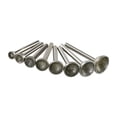 thumbnail image 2 of Juego de 8 brocas de amolar de 10-25 mm, vástago de 0,24", para herramientas rotativas, pulido de vidrio y fabricación de joyas., 2 of 8