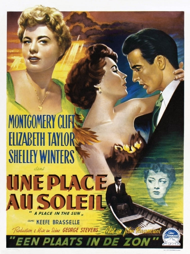 A Place In The Sun Movie Poster Masterprint 11 X 17 Walmart Com Walmart Com