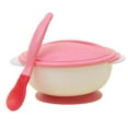 thumbnail image 2 of Bueautybox Baby Toddler Anti Slip Suction Bowl with Temperature Spoon Lid Feeding Tableware, 2 of 7