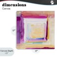 thumbnail image 4 of Stupell Industries Modern Vibrant Layers New Day Canvas Art, 17 x 17, by Lanie Loreth, 4 of 8