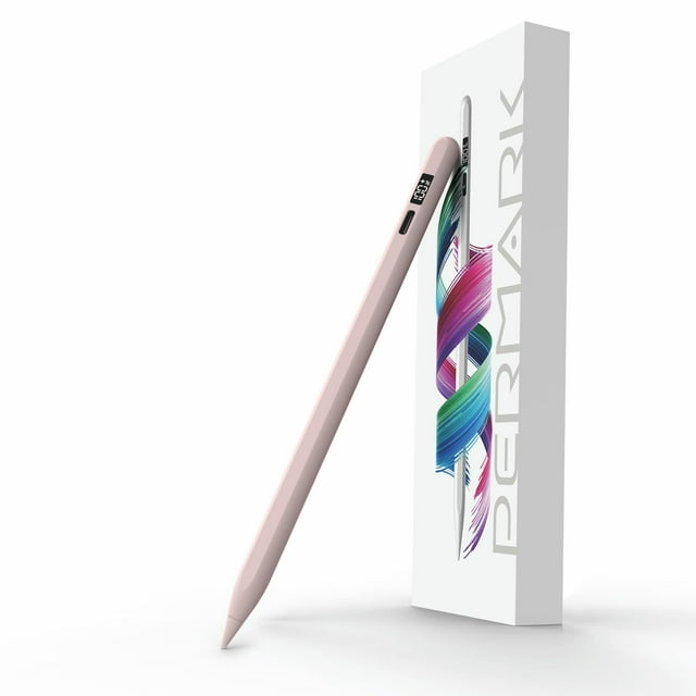 Lápiz capacitivo PERMARK para iPad 2018-2025 con pantalla LED