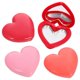 thumbnail image 1 of 4pcs Empty Inner Mirror Eyeshadow Box Heart Shaped Lipstick Container Cosmetics Cases, 1 of 4