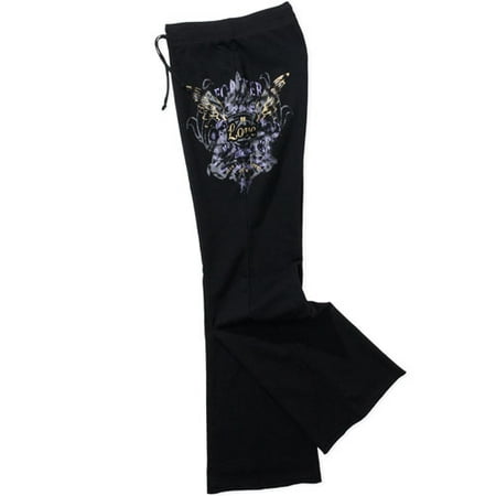 No Boundaries - Juniors Foil-Graphic Lounge Pants