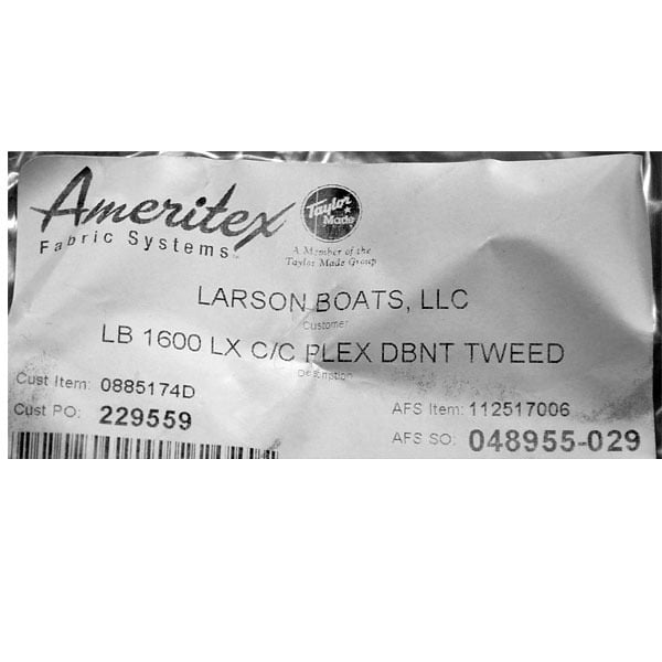 Larson Boat Cockpit Cover 0885174D | 1600 LX Ameritex 112517006 Red