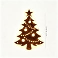 thumbnail image 3 of Velmasee 7 Pcs Wooden Christmas Tree LED Wall Decor - Hollow Out Backlit Rustic Farmhouse Light Up Christmas Tree Wall Stickers, Battery Operated Glowing Xmas Wall Art for Indoor Holiday Home Decor, 3 of 6