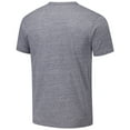 thumbnail image 3 of Men's League Collegiate Wear Heather Gray Kansas Jayhawks Victory Falls Tri-Blend T-Shirt, 3 of 3