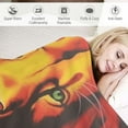 thumbnail image 3 of COMIO Reggae Rasta Lion Blanket Throw Bedding Room Decor Flannel Blankets for Bed Sofa, 3 of 6
