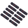 thumbnail image 4 of 10 Uds IP68 Cable eléctrico impermeable conector de 3 pines enchufe para exteriores, 4 of 11