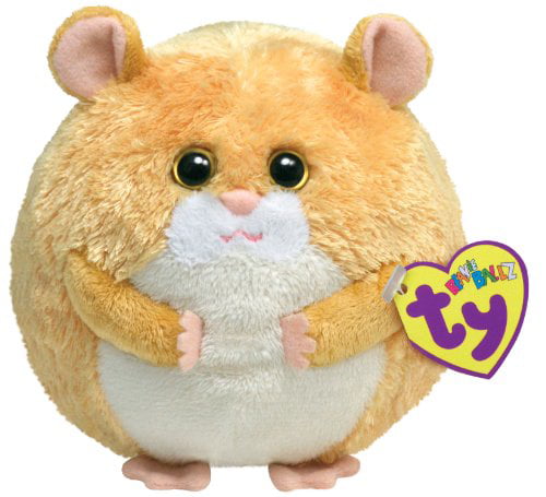 ~ MWMT'S Ball Toy Ty Beanie Ballz ~ ROSA the Hamster Regular Size ~ 5 Inch 