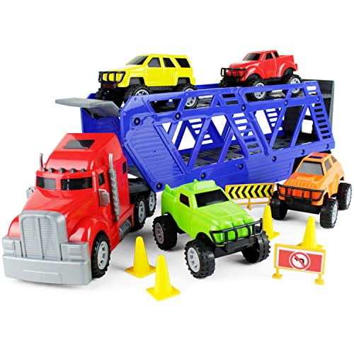 monster truck hauler playset