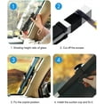 thumbnail image 5 of DADHOT Car Windshield Sun Shade, Retractable Sun Shade, Easy to Install Use - Blocks 99% UV Ray Heat Insulation to Keeps Your Vehicle Cool(65CM/25.6IN（Front）), 5 of 7