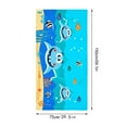 thumbnail image 2 of Beach Towels Oversized Beach Towel for Kids Super Absorbent Dry Beach Towel 59.1''x 29.5'' Soft Sand Beach Pool Swim Bath Travel Picnic Camping Towel for Boys Girls Beach Towels Clearance, 2 of 5