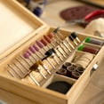 thumbnail image 3 of 100pc Polish Sand Cut Rotary Accessory Set in Wooden Box, 3 of 9