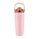 thumbnail image 2 of Water Cup With Handle For Drinking Or Drinking Directly Portable Car Insulated Stainless Steel Cup Suitable For Travel Creamy Finish, 2 of 6