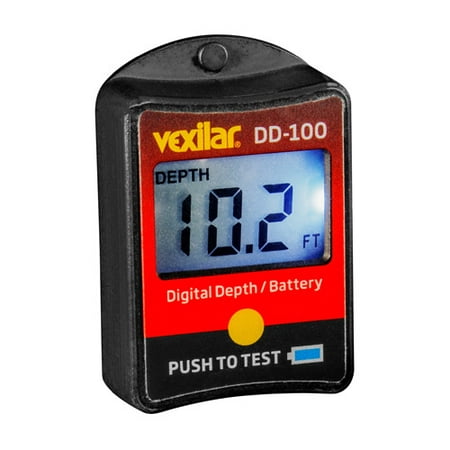 Vexilar Inc. Digital Depth and battery gauge SKU: DD-100 with Elite Tactical