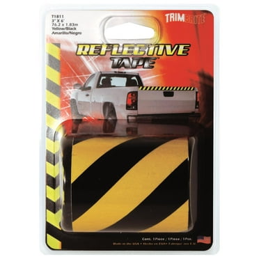 Trimbrite T1811 Yellow & Black Reflective Decal