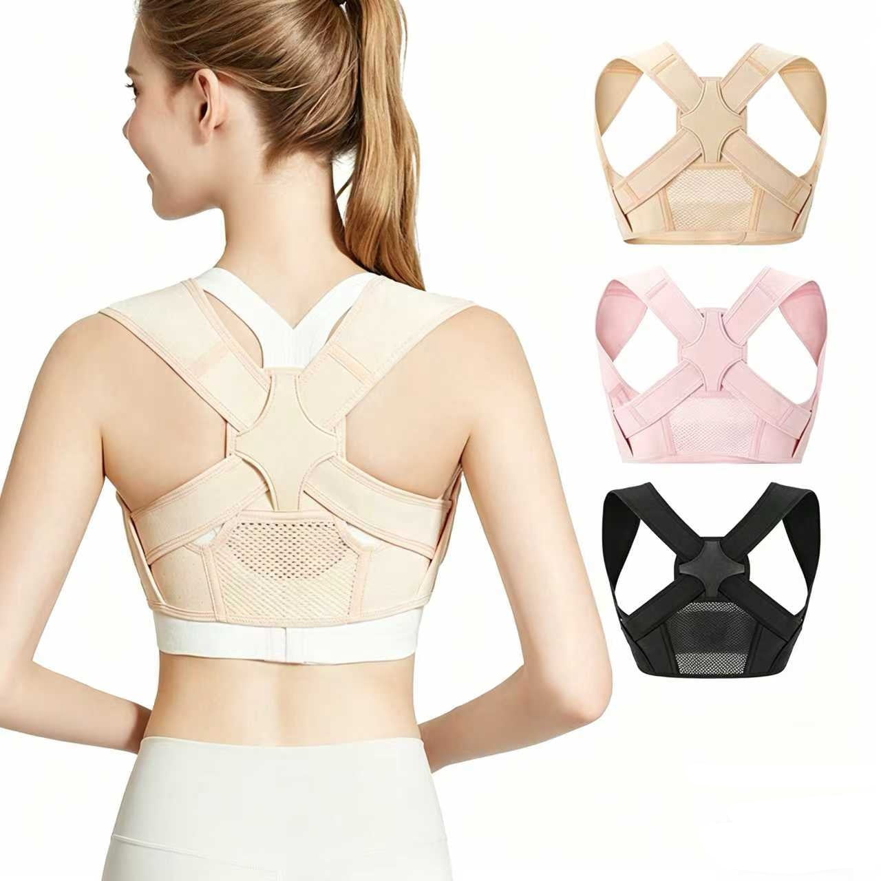 Adjustable Posture Corrector for Men & Women - Breathable Back Support Brace for Upper Back Straightening, Comfortable Clavicle Support for Daily Use