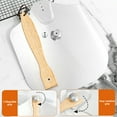 thumbnail image 5 of Foldable Pizza Peel Baking Pan Set, AOKIWO 7 Pcs Aluminum Pizza Paddle(12"x 14") with Wooden Handle, Rocker Cutter and Oven Pan Accessories for Oven Baking, 5 of 11