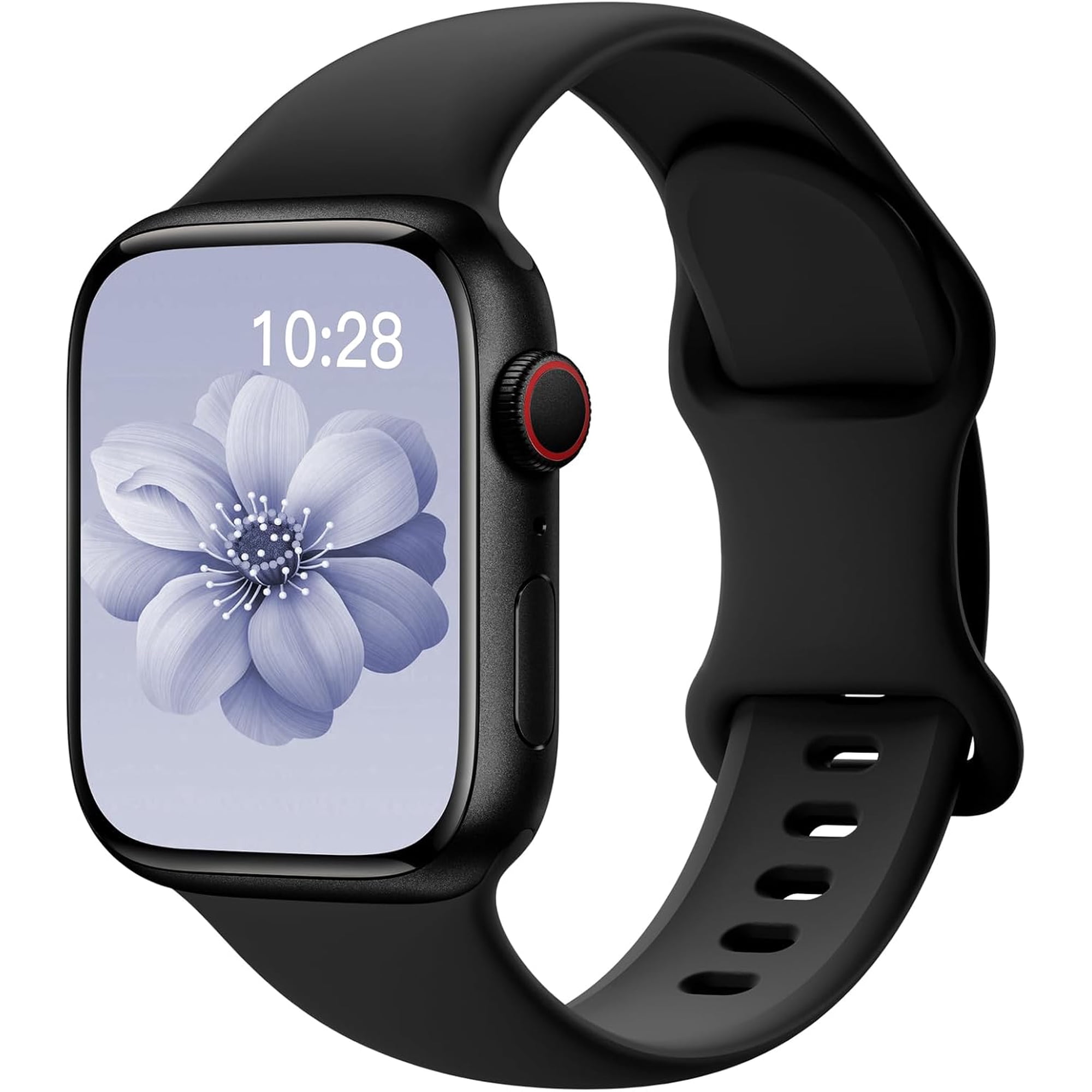 Sport Silicone Band Compatible with Apple Watch Bands 40mm 38mm 41mm 44mm 45mm 42mm 49mm Women Men,Soft Wristband Waterproof Replacement Sport Strap for iWatch Bands Series 9 8 7 6 5 4 3 2 1 SE Ultra