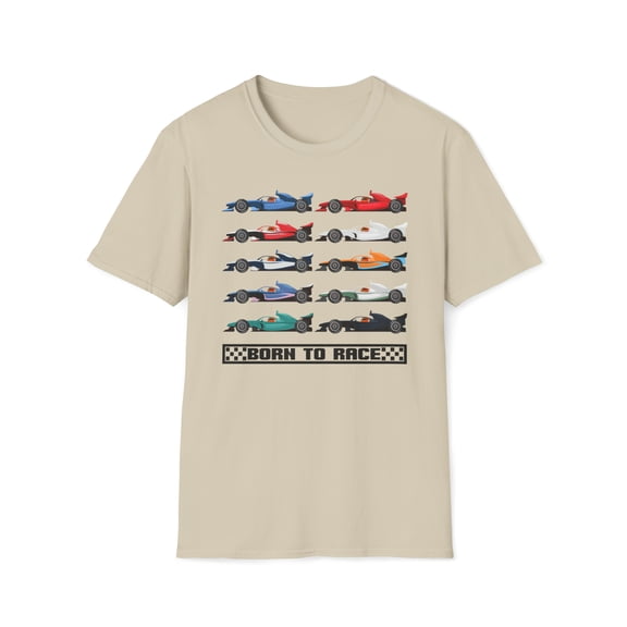 Race Car Birthday, Gildan Unisex Softstyle Shirt, Racer Graphic Tee, S-3XL