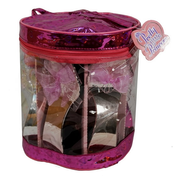 Pretty Little Princess 3 Pack Toy Dress-Up Shoes in Bag - Set of 3 pairs of shoes for your little princess