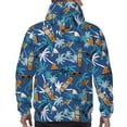 thumbnail image 7 of Haiem Hawaiian Style Patterned Men's Hoodie with Kangaroo Pocket - Ideal Pullover Sweatshirt for Daily Wear, Travel, and Home-3X-Large, 7 of 7