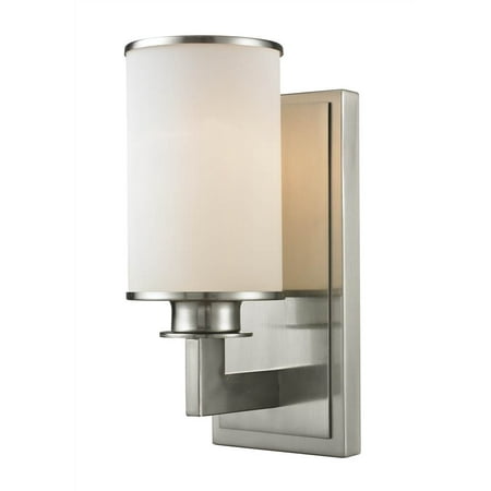 

1 Light Wall Sconce - Brushed Nickel Finish