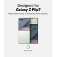 thumbnail image 3 of Ringke Camera Lens Frame Glass [Individual Lens Cover] for Galaxy Z Flip 7, 9H Tempered Glass Multi-Layer Anti-Fingerprint - Black, 3 of 11