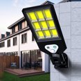 thumbnail image 1 of Lámpara de pared con energía solar Sensor de movimiento PIR impermeable Luz de patio al aire libre (E), 1 of 7