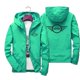 thumbnail image 3 of Chaqueta Bomber con capucha y cremallera para hombre, último estampado de patrón Mini Cooper, cortavientos informal Xipper, coche de moda, primavera y otoño, 3 of 5