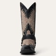 thumbnail image 3 of Men's Stetson Outlaw Rock Star Leather Boots Handcrafted Gray, 3 of 7