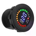 thumbnail image 3 of 12 V Motorcycle Car LED Digital Display Voltmeter Waterproof Voltage Volt Meter Gauge Motorbikes Cars Boats ATV UTV camper, 3 of 5