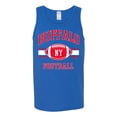 thumbnail image 2 of City of Buffalo BUF American Football Fantasy Fan Sports Mens Graphic Tank Top, Royal, X-Large, 2 of 3