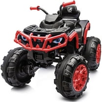 Hikiddo 24V Kids ATV 4-Wheeler, 24 Volt 4WD Ride on Toy for Big Kid w/ 4x200W Motor, 5.6Mph Max Speed - Red