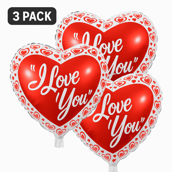 I Love You Heart Shape 18" Love Balloon Romantic Valentine's Day Balloons