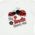 thumbnail image 4 of Inktastic My Uncle Loves Me with Cute Ladybugs Boys or Girls Baby T-Shirt, 4 of 5