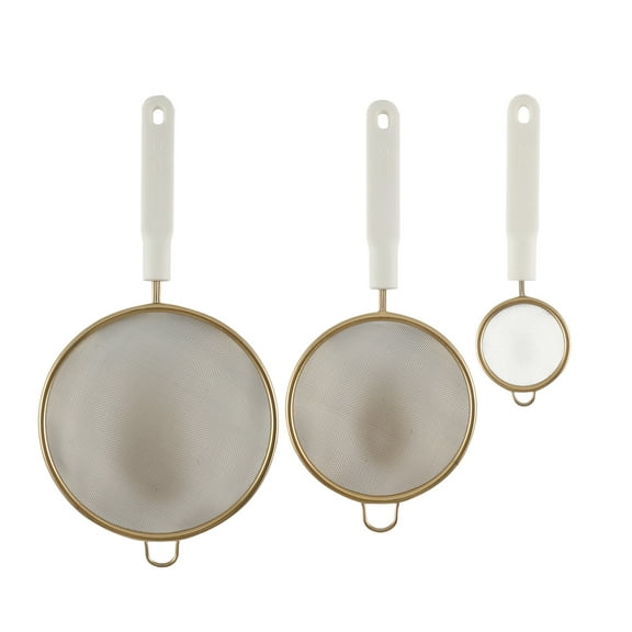 Cook with Color 3-Piece Skimmer Set – Versatile Tools for Kitchen Efficiency