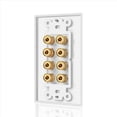 thumbnail image 5 of 6X 8 Postes Placa de Pared del Altavoz Placa de Pared del Cine En Casa Panel de Audio para 4 Altavoces, 5 of 5