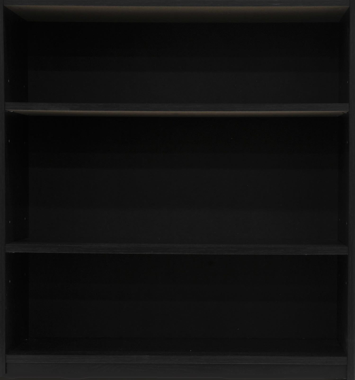 Mainstays 3 Shelf Black Bookcase Walmart Com Walmart Com