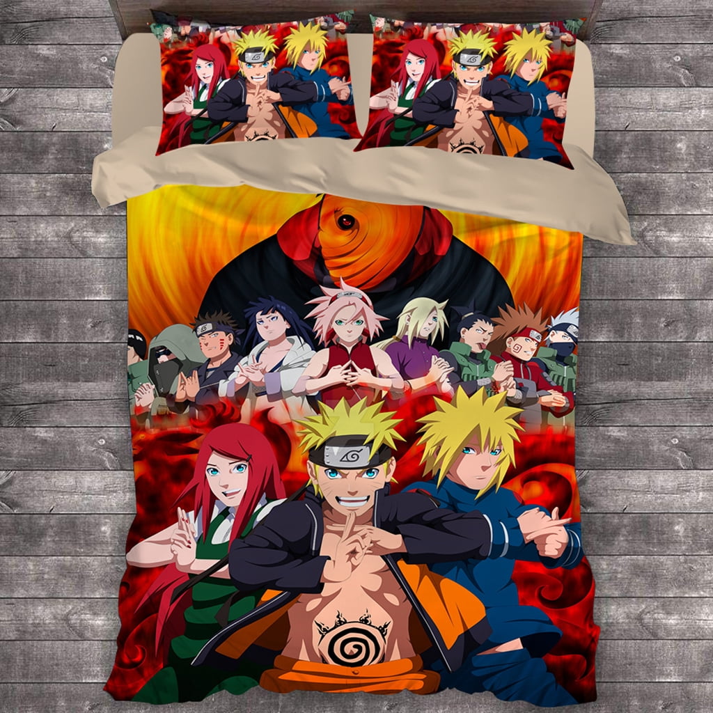 New Naruto Bedding Bed Set Twin Full Queen King Size Itachi Akatsuki