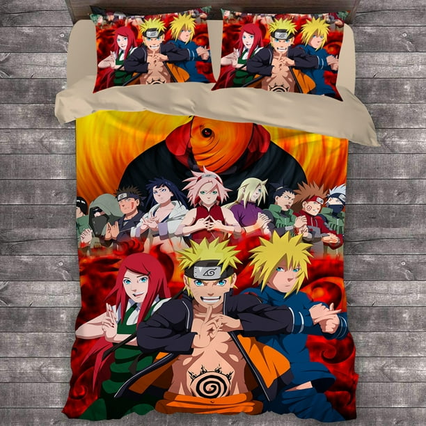 New Naruto Bedding Bed Set Twin Full Queen King Size Itachi Akatsuki ...